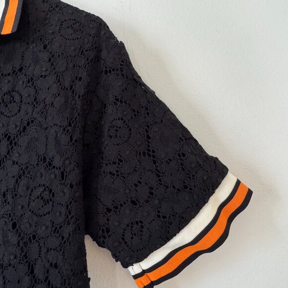 MSGM Polo Collar Lace Dress - Picture 3 of 7